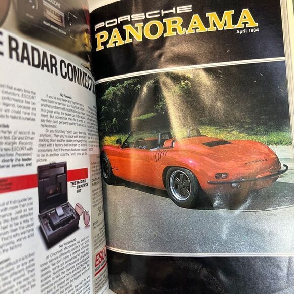 Porsche Panoramic Hardcover Bounded Magazines Vintage 1984 JAN-JUNE PCA - Picture 7 of 11